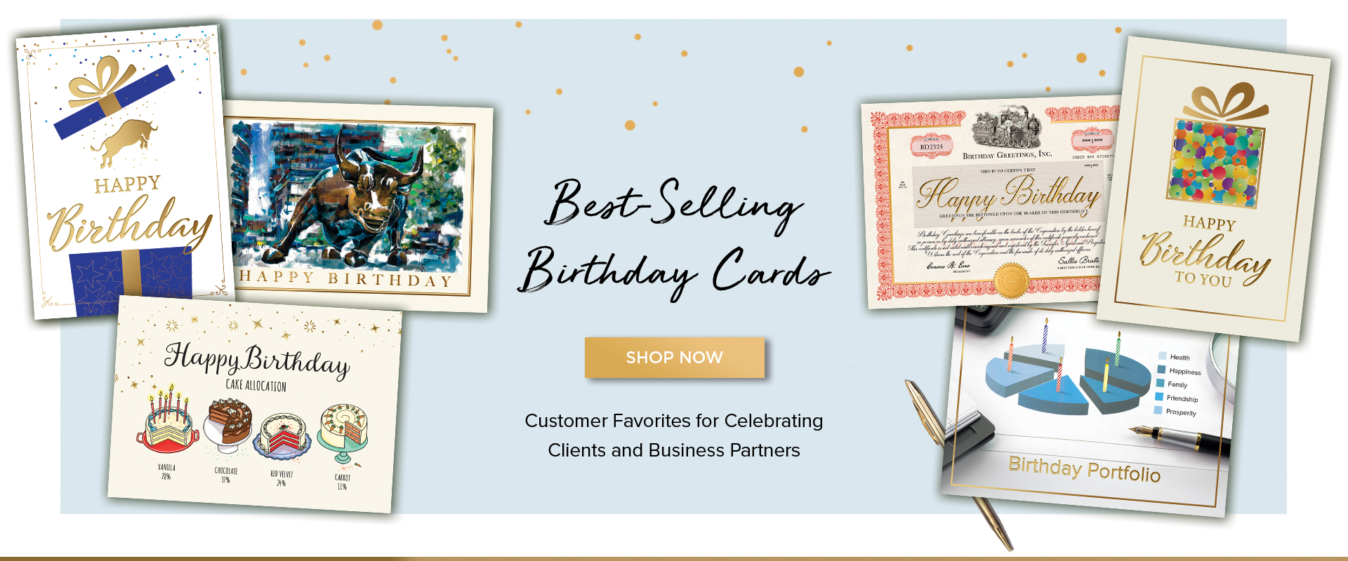 com $350 Gift Card in a Greeting Card (Birthday Icons Design)-